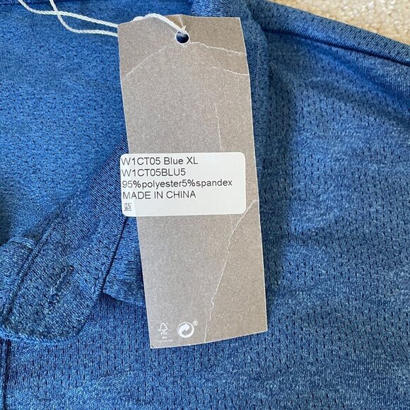 NWT Men's Golf Polo Shirts Lightweight Long Sleeve Quick Dry T-Shirt, XL - Picture 5 of 7